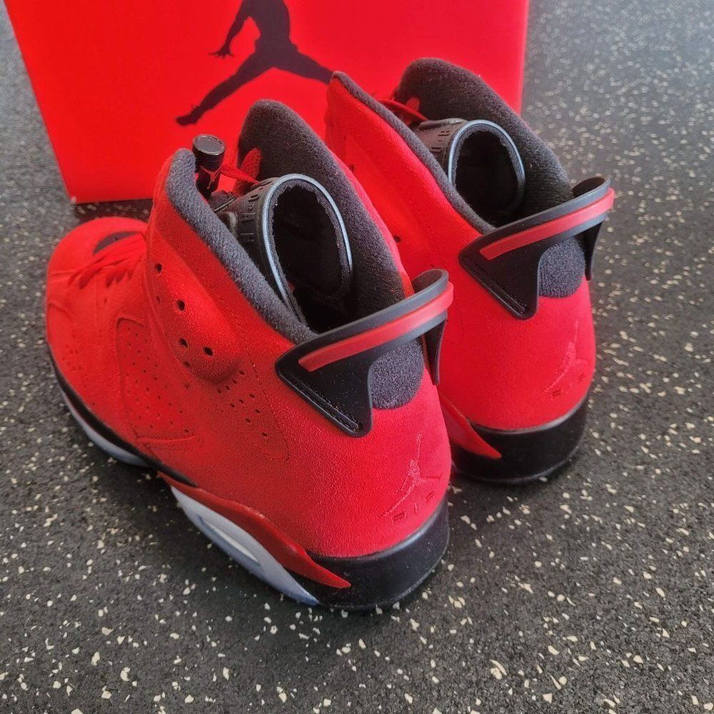 Nike Air Jordan 6 Retro Shoes Toro Bravo Red Black CT8529-600 Men's 13 - Picture 4 of 9